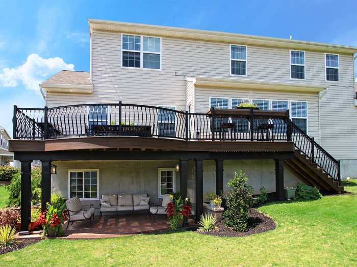 Deck composite decks porch decking custom wood outdoor builder designs patios patio living pa space porches design keystonecustomdecks vs builders