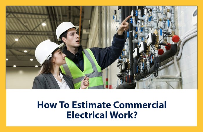 Commercial electrical estimator