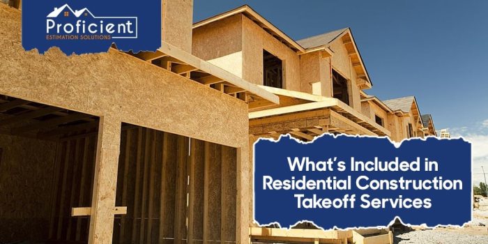 Construction take off services